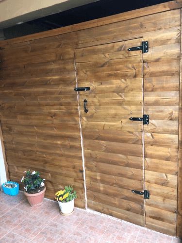 בניית מחסן מעץ